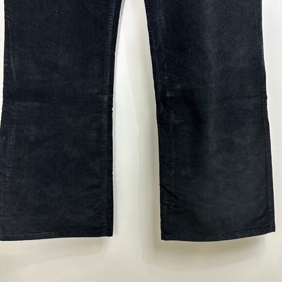 J. Jill Stretch Bootcut Corduroy Pants Black Size 12 - Picture 7 of 8